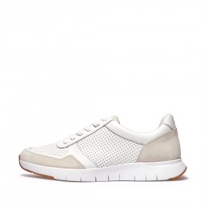 Fitflop Anatomiflex Mix Sneakers Herre Hvide | DK-140932-GON