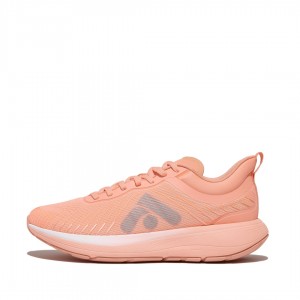 Fitflop Ff-Runner Poly Pu Tpu Sneakers Dame Lyserød | DK-507682-ZBE