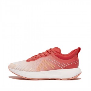 Fitflop Ff-Runner Poly Pu Tpu Sneakers Dame Rød | DK-064793-IOL