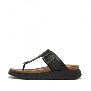 Fitflop Gen-Ff Tå Thongs Herre Sort | DK-058423-HLC