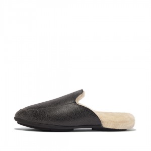 Fitflop Gracie Double Faced Shearling Mules Dame Sort | DK-785963-OGH