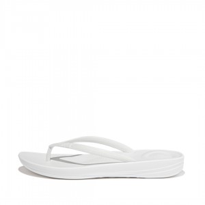 Fitflop Iqushion Ergonomc Klipklapper Dame Hvide | DK-741852-REA