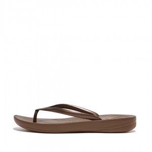 Fitflop Iqushion Ergonomc Klipklapper Dame Brune | DK-543962-PEA