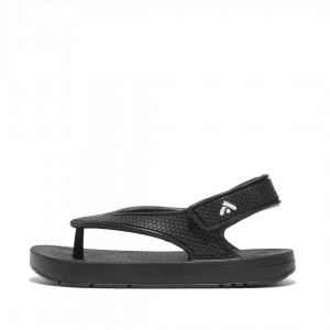 Fitflop Iqushion Eva Back Straps Klipklapper Børn Sort | DK-541260-HFI