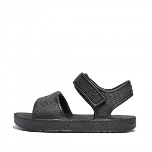 Fitflop Iqushion Eva Sandaler Med Rem Børn Sort | DK-963452-VWL