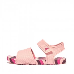 Fitflop Iqushion Rubber Tpu Sandaler Med Rem Børn Rød | DK-075624-ZKC