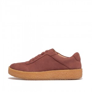 Fitflop Rally Nubuck Sneakers Dame Brune | DK-309417-NQA