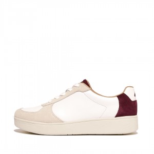 Fitflop Rally Sneakers Dame Hvide Lilla | DK-706193-EOC