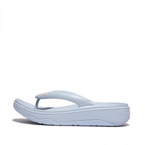 Fitflop Relieff Eva Tpu Thongs Sandaler Med Tåstolpe Dame Blå | DK-193407-HCV