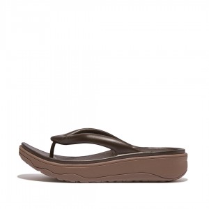 Fitflop Relieff Eva Tpu Thongs Sandaler Med Tåstolpe Dame Brune | DK-896342-ZMJ