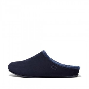 Fitflop Shove Tøfler Herre Blå | DK-831697-DWS