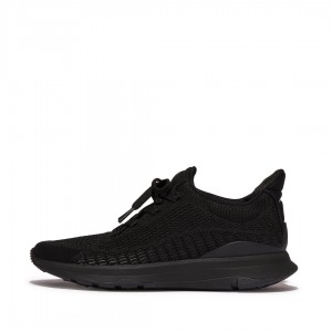 Fitflop Vitamin Ffx Knit Sports Sneakers Dame Sort | DK-521638-DZK