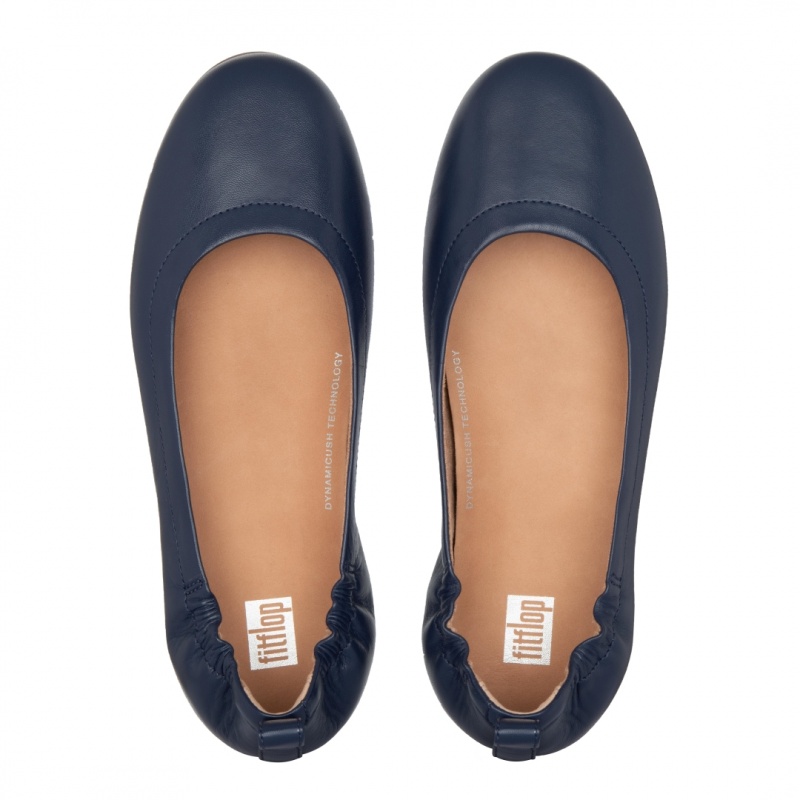 Fitflop Allegro Soft Ballerina Dame Mørkeblå | DK-872054-AVB