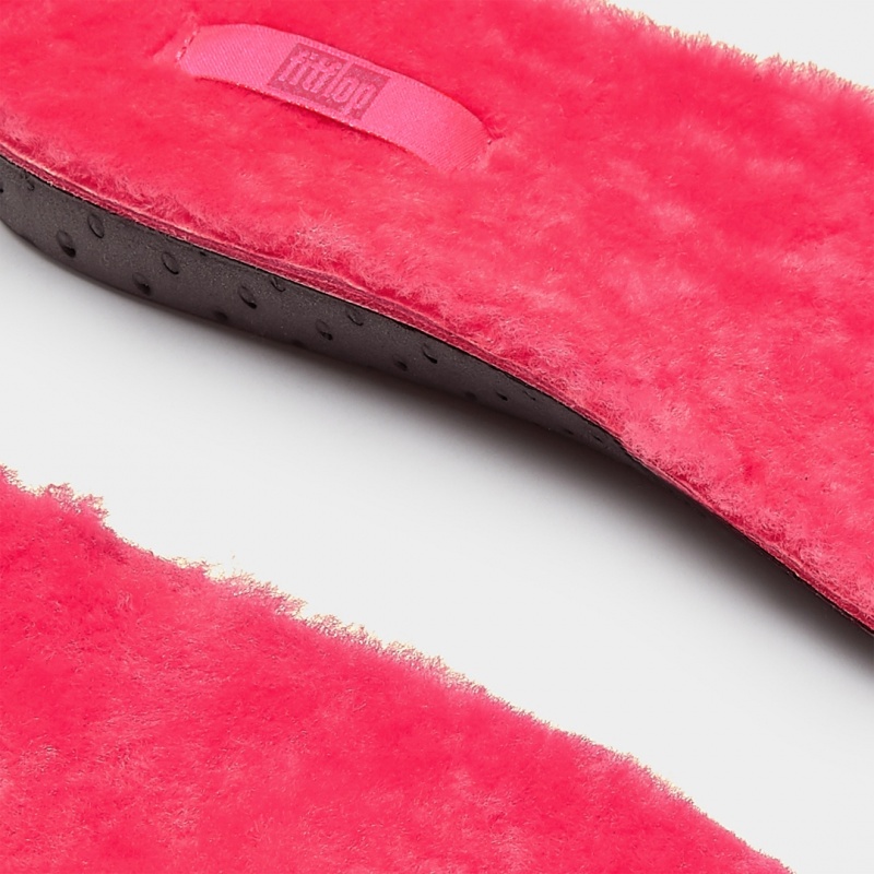 Fitflop Chrissie Shearling Slippers Indlægssåler Dame Lyserød | DK-850612-TJH