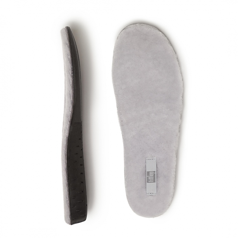 Fitflop Chrissie Shearling Slippers Indlægssåler Dame Grå | DK-730264-OQT