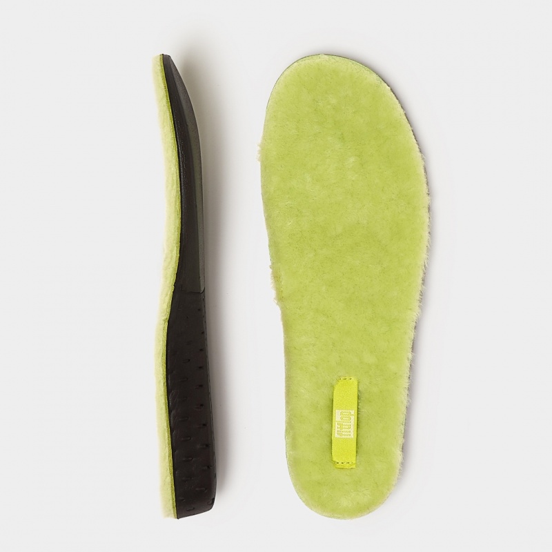 Fitflop Chrissie Shearling Slippers Indlægssåler Dame Gul | DK-435612-HDN