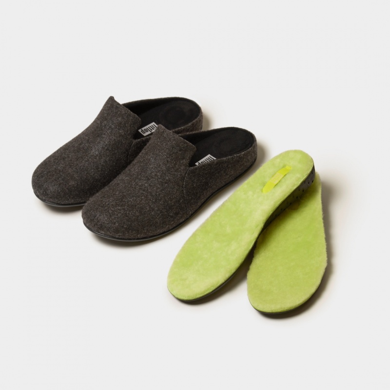 Fitflop Chrissie Shearling Slippers Indlægssåler Dame Gul | DK-435612-HDN