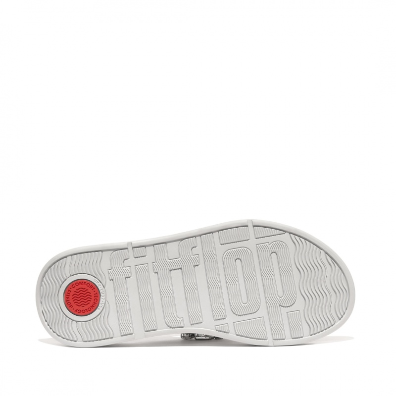 Fitflop F-Mode Klipklapper Dame Sølv | DK-420697-UXJ