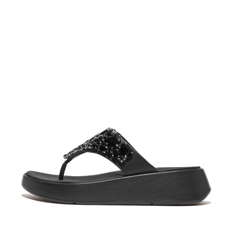 Fitflop F-Mode Klipklapper Dame Sort | DK-896254-XZG