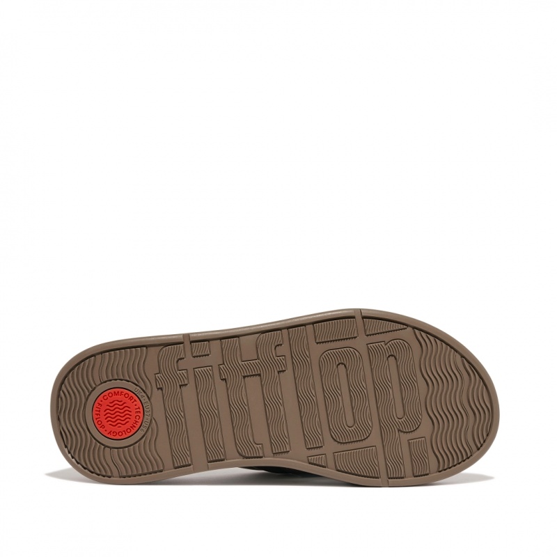 Fitflop F-Mode Slides Badesandaler Dame Grå Beige | DK-261839-SFU