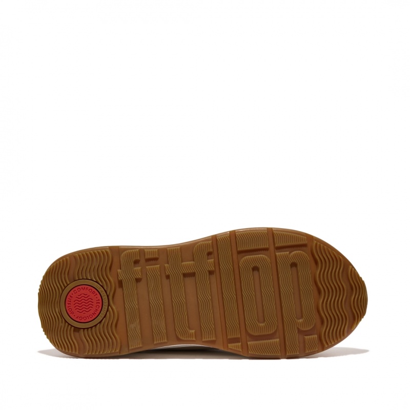 Fitflop F-Mode Sneakers Dame Beige | DK-245130-NKT