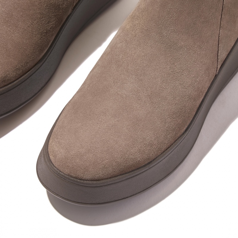 Fitflop F-Mode Støvletter Dame Grå | DK-597813-ALK