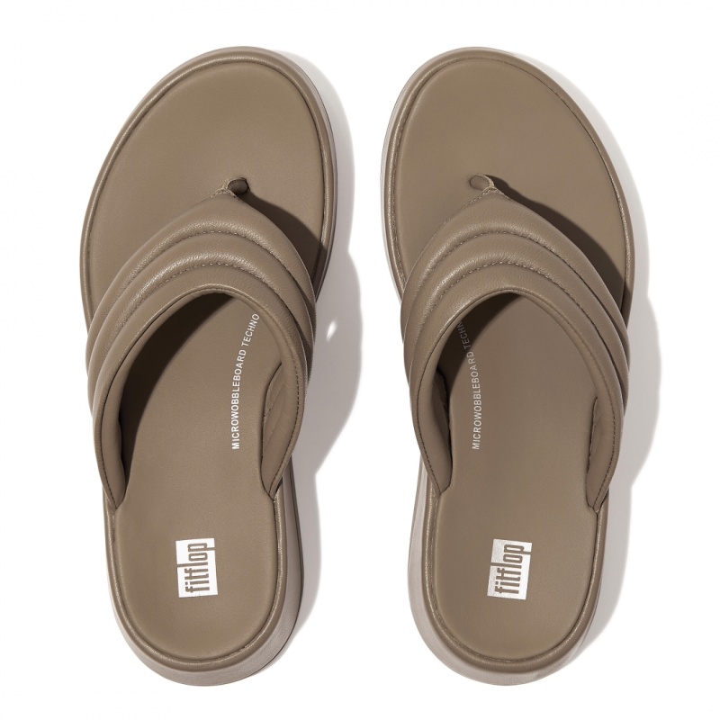 Fitflop F-Mode Tå Thongs Thongs Dame Grå | DK-479531-CMY