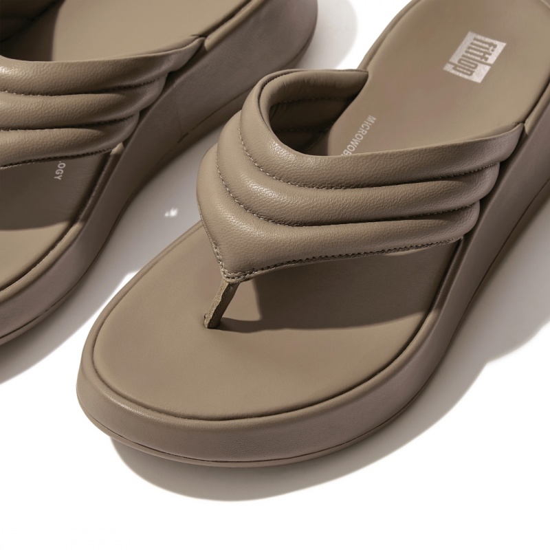 Fitflop F-Mode Tå Thongs Thongs Dame Grå | DK-479531-CMY