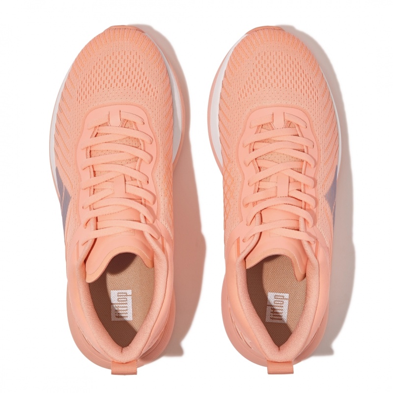 Fitflop Ff-Runner Poly Pu Tpu Sneakers Dame Lyserød | DK-507682-ZBE