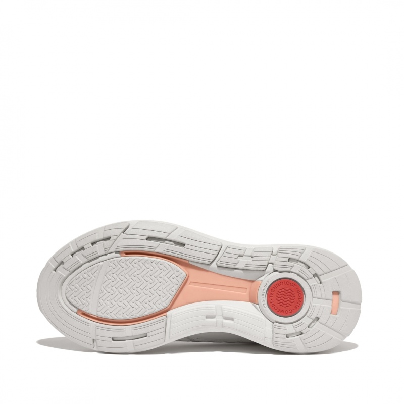 Fitflop Ff-Runner Poly Pu Tpu Sneakers Dame Grå | DK-760594-VAY