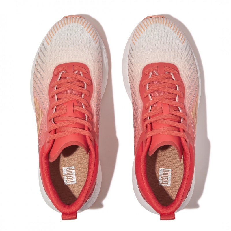 Fitflop Ff-Runner Poly Pu Tpu Sneakers Dame Rød | DK-064793-IOL