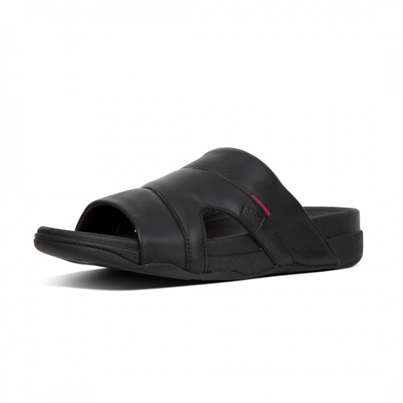 Fitflop Freeway Iii Badesandaler Herre Sort | DK-389617-AFR