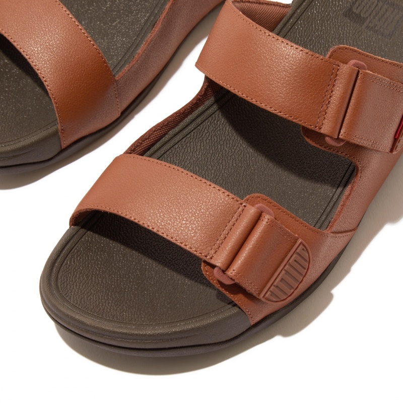 Fitflop Gogh Moc Badesandaler Herre Mørkebrune | DK-503914-YFA