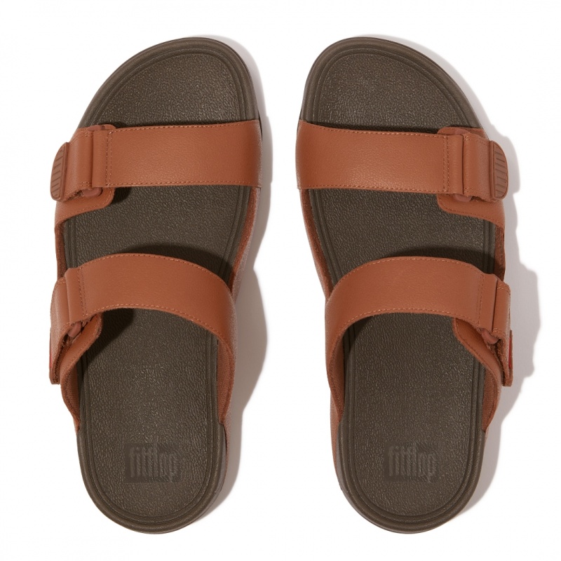 Fitflop Gogh Moc Badesandaler Herre Mørkebrune | DK-503914-YFA