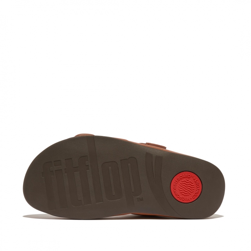 Fitflop Gogh Moc Badesandaler Herre Mørkebrune | DK-503914-YFA