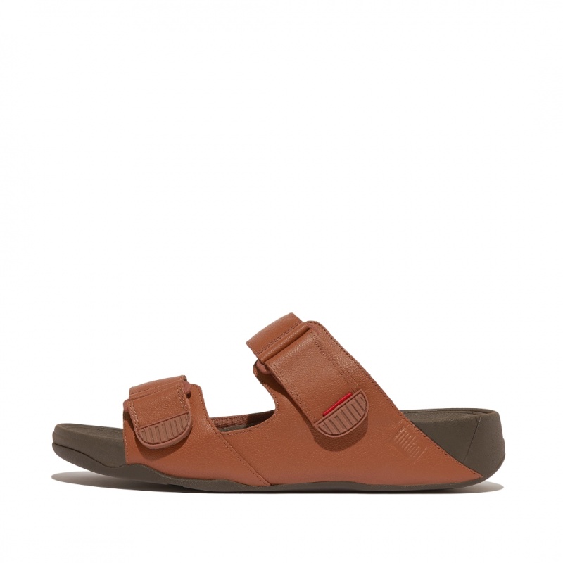 Fitflop Gogh Moc Badesandaler Herre Mørkebrune | DK-503914-YFA