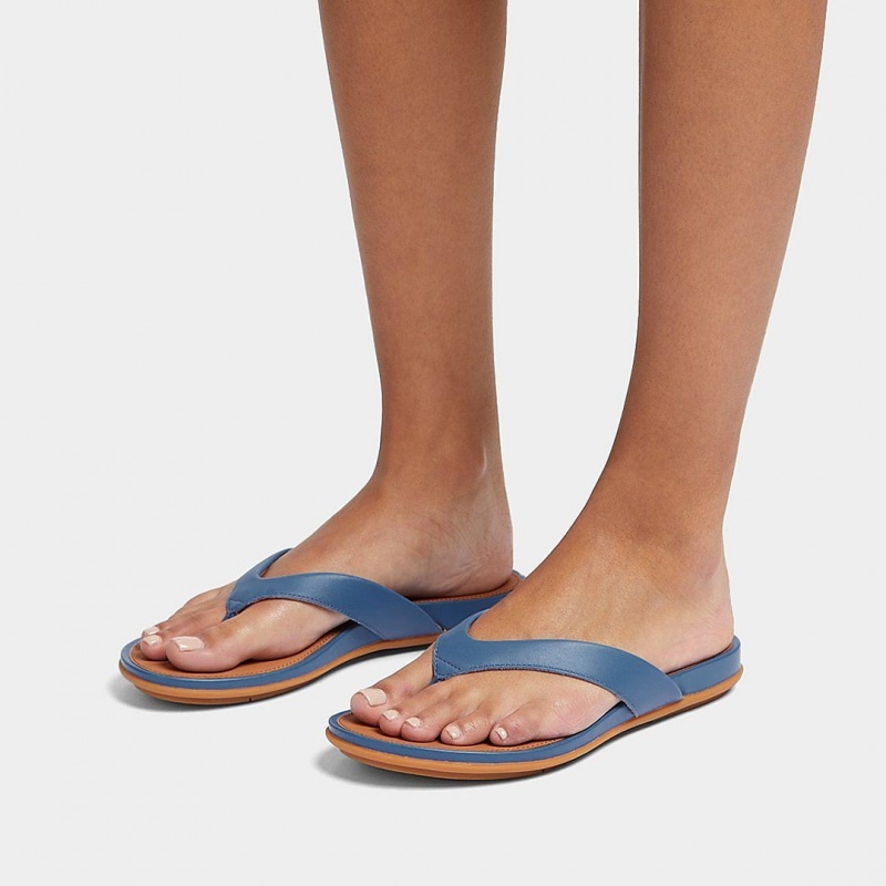 Fitflop Gracie Klipklapper Dame Blå | DK-032498-HML