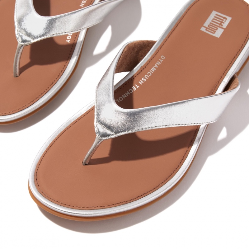 Fitflop Gracie Klipklapper Dame Sølv | DK-062359-BSZ