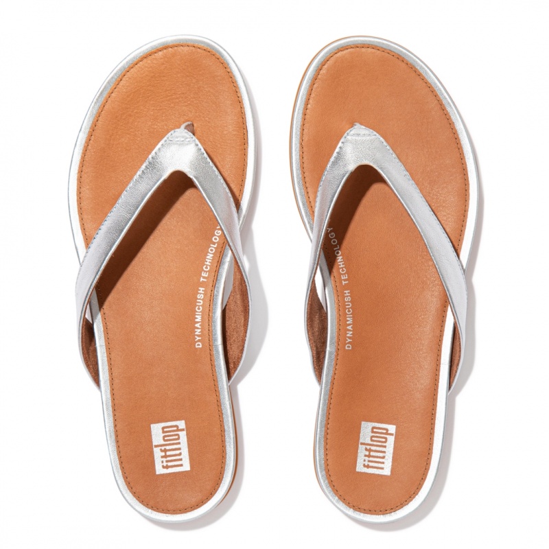 Fitflop Gracie Klipklapper Dame Sølv | DK-062359-BSZ