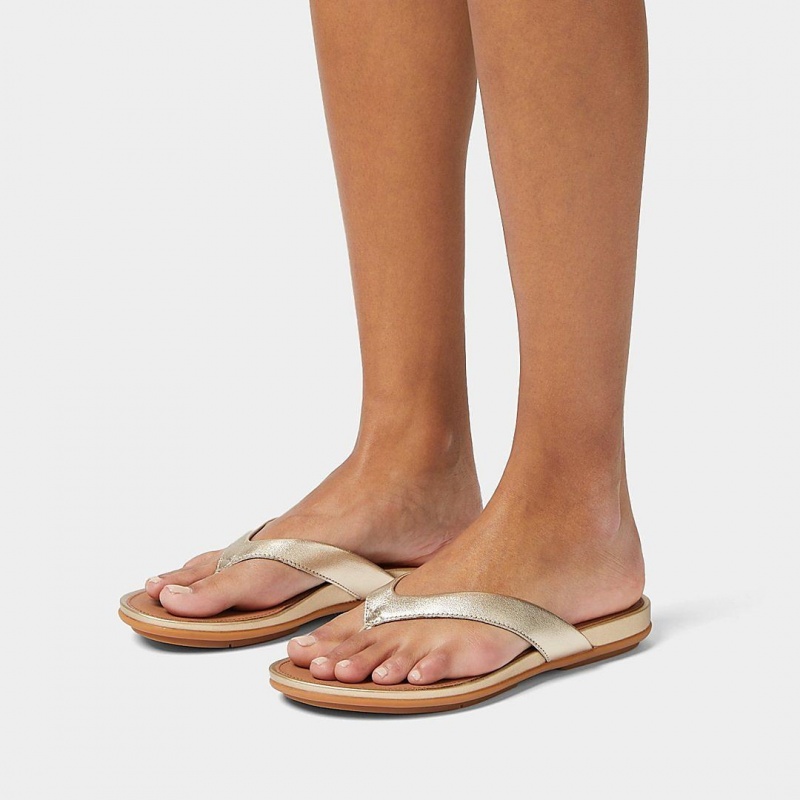 Fitflop Gracie Klipklapper Dame Sølv | DK-160345-YWV