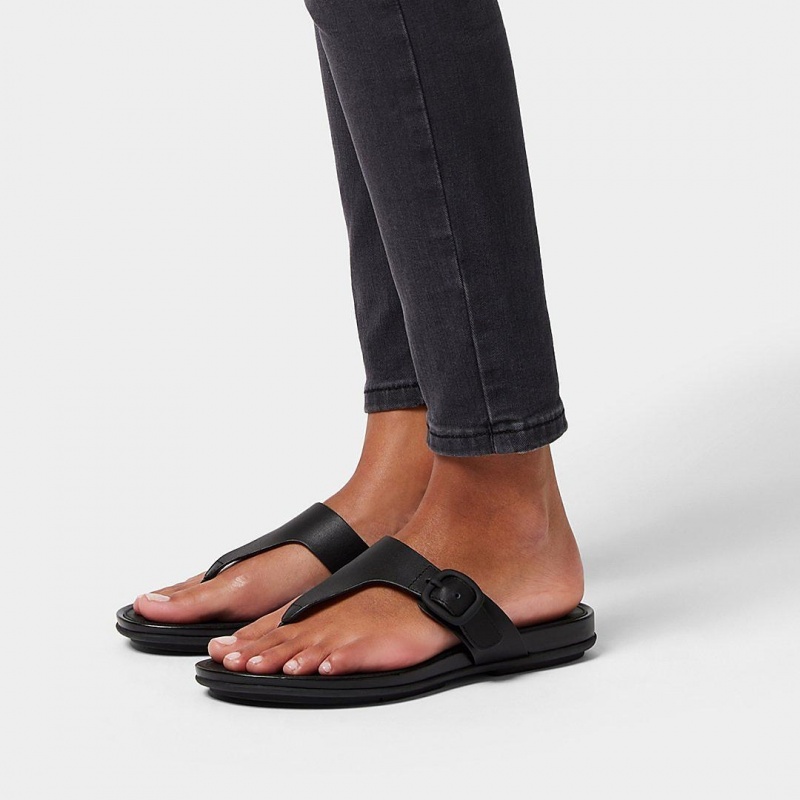 Fitflop Gracie Tå Post Sandaler Dame Mørkeblå | DK-951462-XPQ