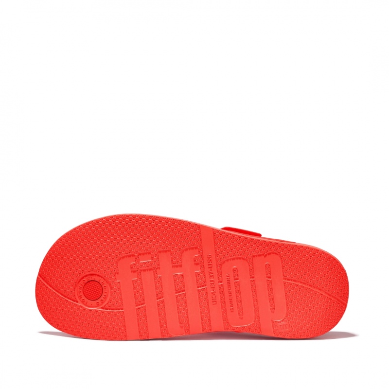 Fitflop Iqushion Adjustable Přezkou Flip Flops Klipklapper Dame Orange | DK-698135-EVR