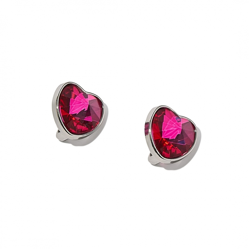 Fitflop Iqushion Crystal Heart 2-Pack Charms Dame Fuchsia Lyserød | DK-672394-EUO