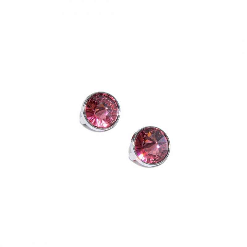 Fitflop Iqushion Crystal Round 2-Pack Charms Dame Fuchsia Lyserød | DK-481960-FEU