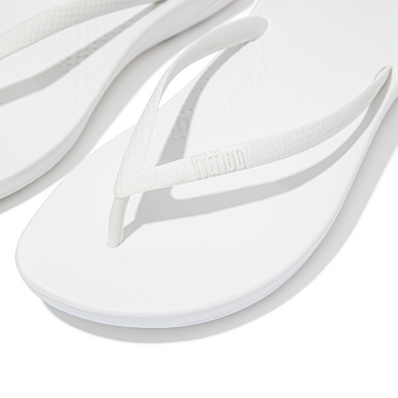 Fitflop Iqushion Ergonomc Klipklapper Dame Hvide | DK-741852-REA