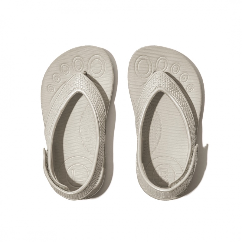 Fitflop Iqushion Eva Back Straps Klipklapper Børn Sølv | DK-186409-EVS