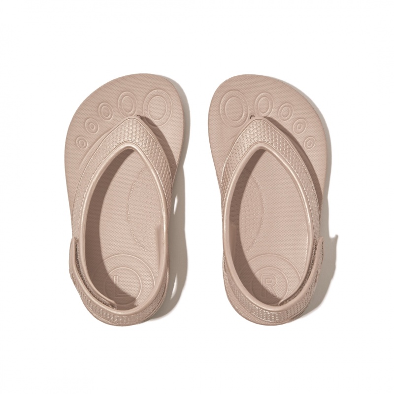 Fitflop Iqushion Eva Back Straps Klipklapper Børn Guld | DK-749863-AQR