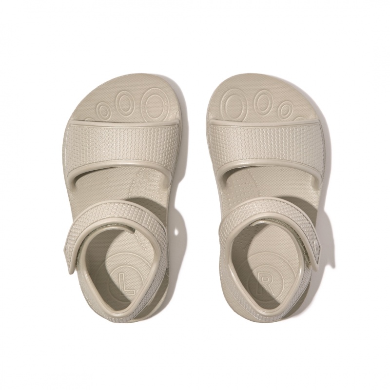 Fitflop Iqushion Eva Sandaler Med Rem Børn Sølv | DK-394652-XLP