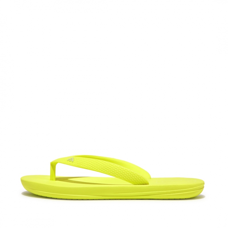 Fitflop Iqushion Rubber Klipklapper Børn Gul | DK-028976-TCF