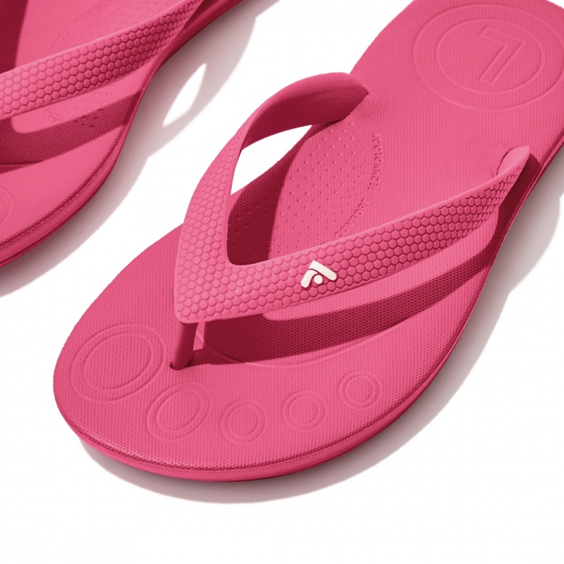 Fitflop Iqushion Rubber Klipklapper Børn Rød | DK-352794-UFE